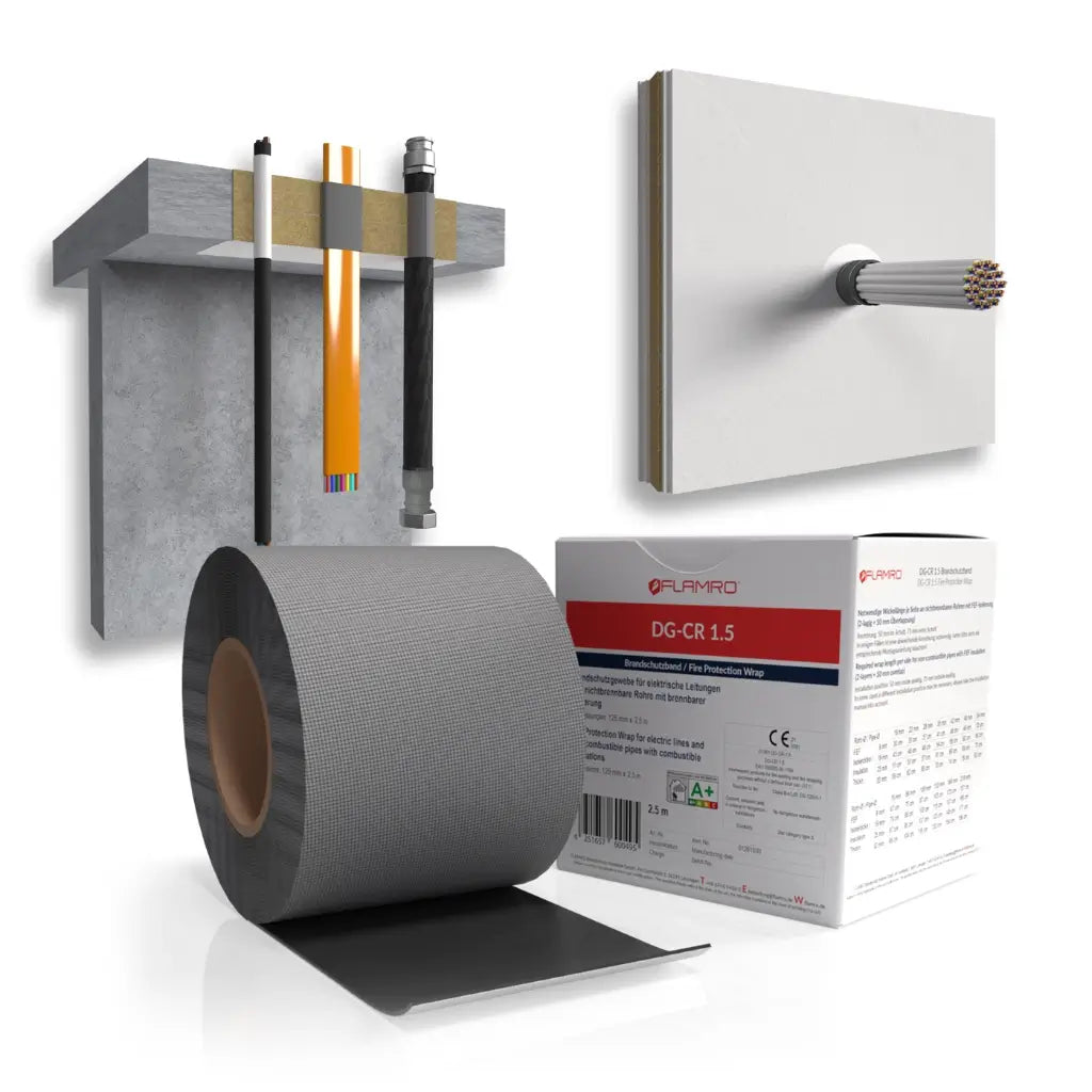 Flamro DG-CR 1.5 Brandschutzband 10m Rolle